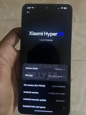 Xiaomi Poco F3 128 GB Bleu