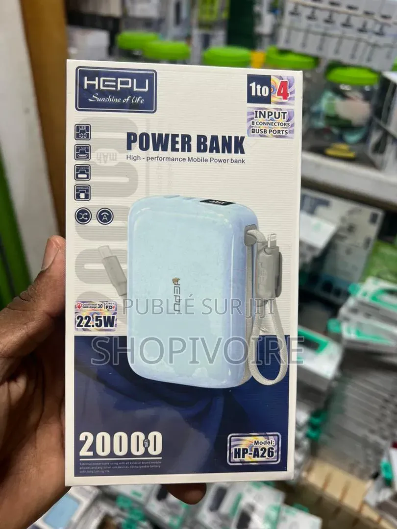 Power Bank HEPU 20.000Mah