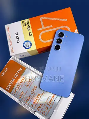 Nouveau Tecno Spark 40 Pro 256 GB Bleu