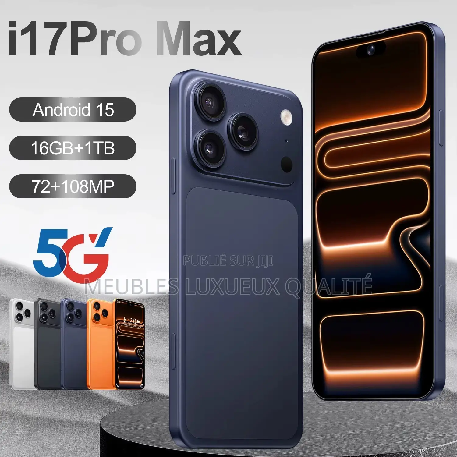 Nouveau Apple iPhone 17 Pro Max 512 GB Orange