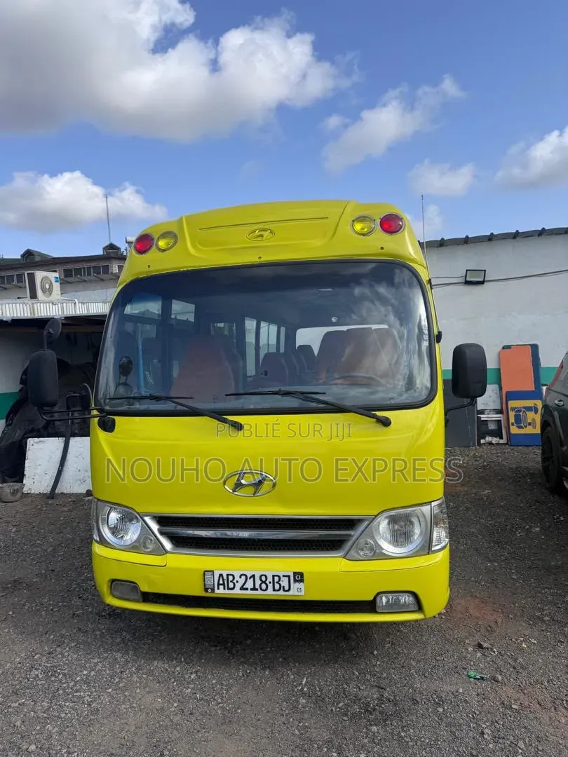 Hyundai County 2018 Jaune