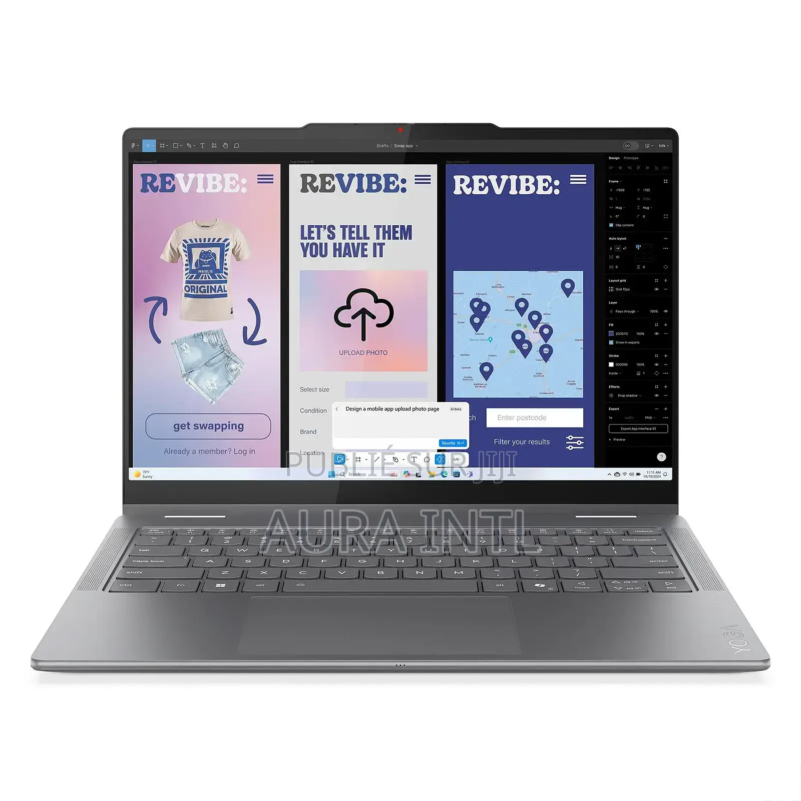 Nouveau Lenovo Yoga 7i 32GB Intel Core Ultra 7 SSD 1T