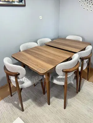 Belle Table À Manger Extensible Moderne (6) Chaises