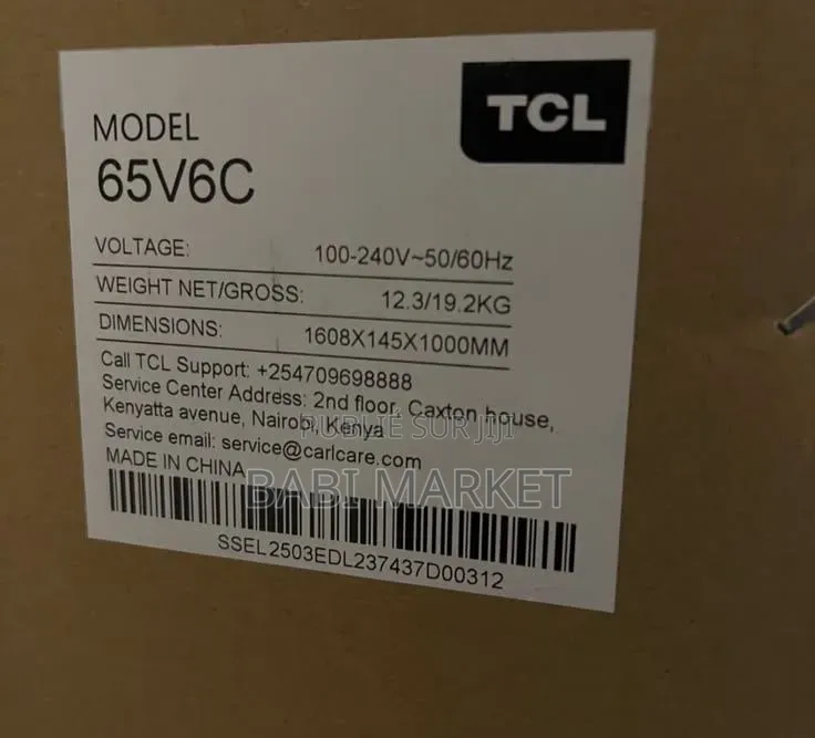 Téléviseur TCL Android 65 Pouces