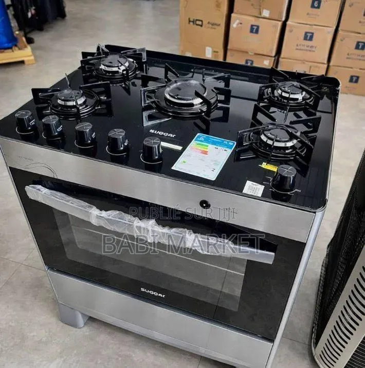 Cuisinière Suggar 5 Feux + Four – Design Premium