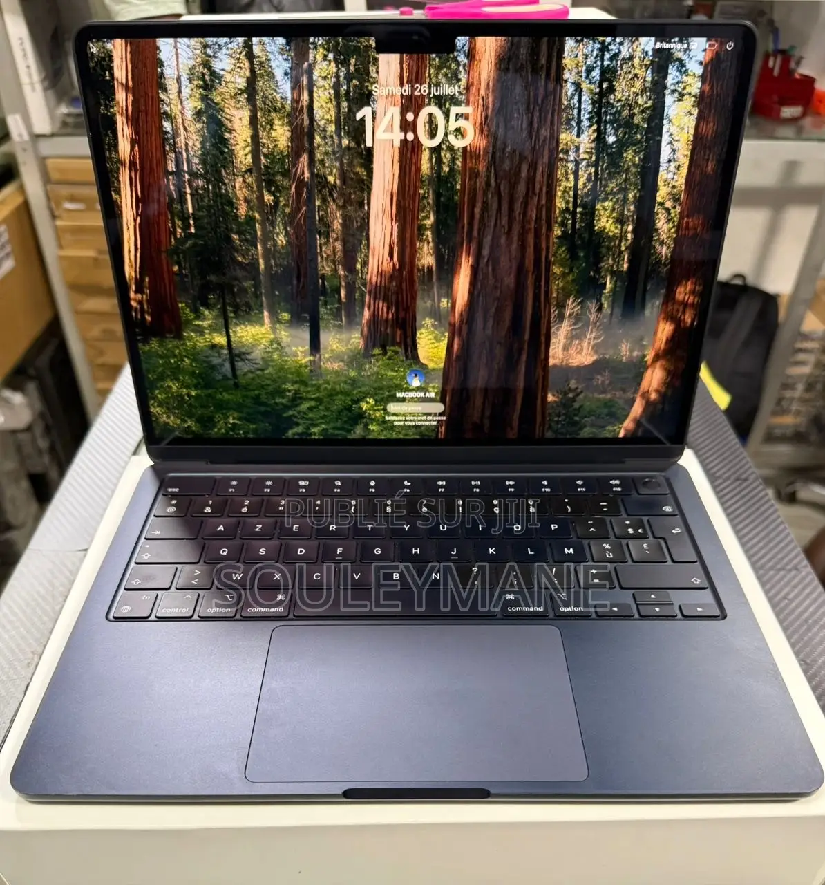 Ordinateur portable Apple MacBook Air 2022 M2 8GB Apple M2 SSD 256GB