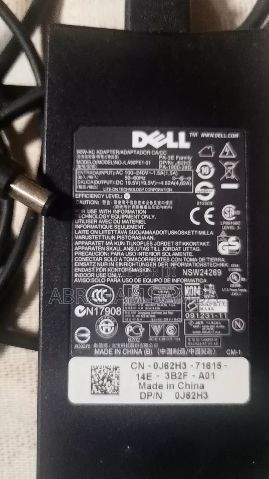 Chargeur PC Dell