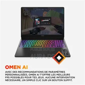 Nouveau Ordinateur portable HP Omen Max 16 32GB AMD Ryzen 9 SSD 1T