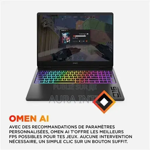 Nouveau Ordinateur portable HP Omen Max 16 32GB AMD Ryzen 9 SSD 1T