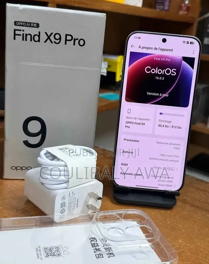 Nouveau Oppo Find X9 Pro 512 GB Bronze