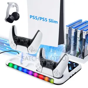 Station De Charge Ps5 Avec Refroidisseur