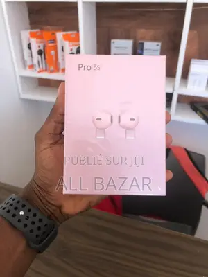 Écouteurs Sans Fil Pro 5S Rose - Neuf (Livraison Rapide)