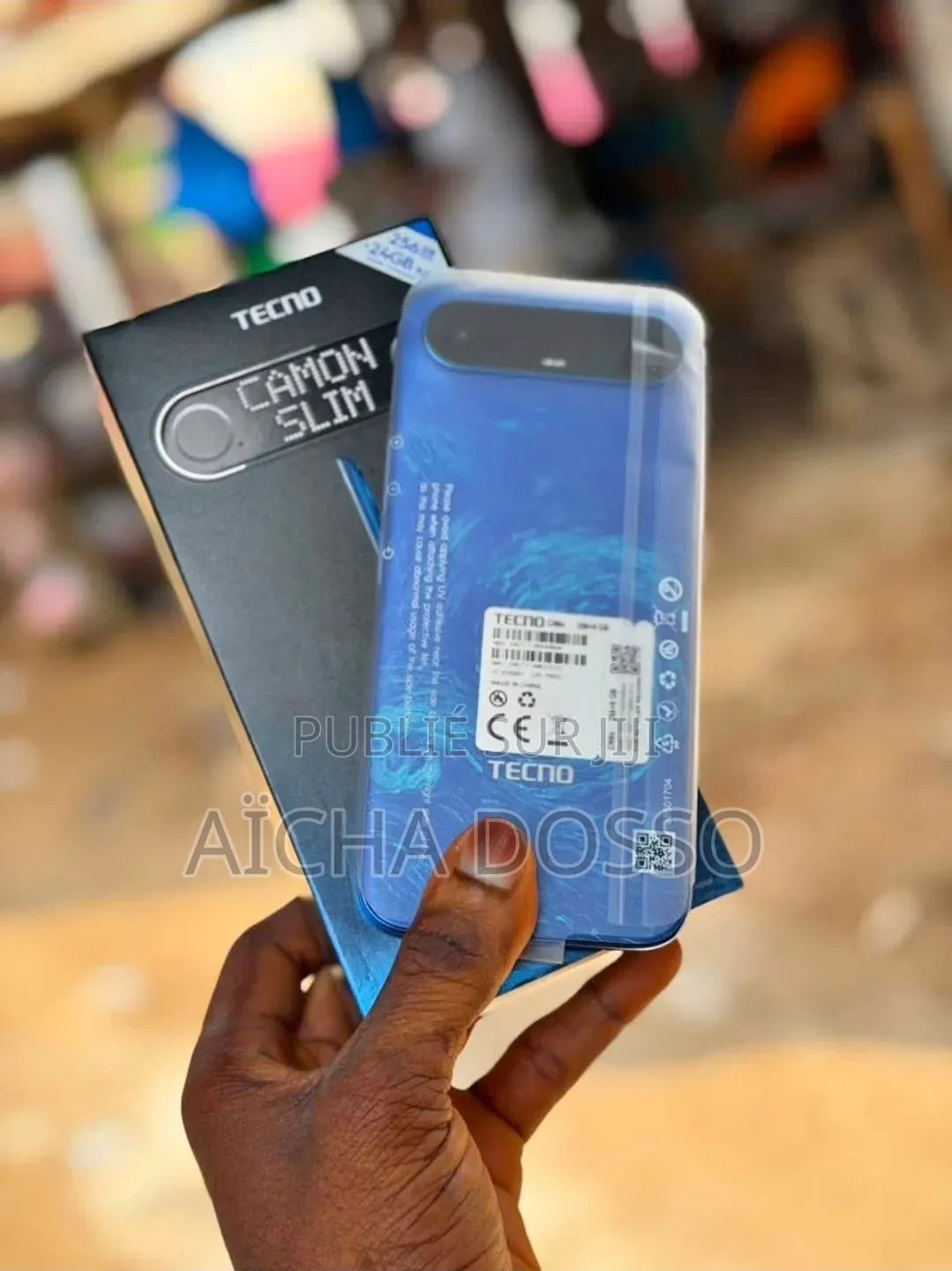 Nouveau Tecno Camon Slim 256 GB Noir