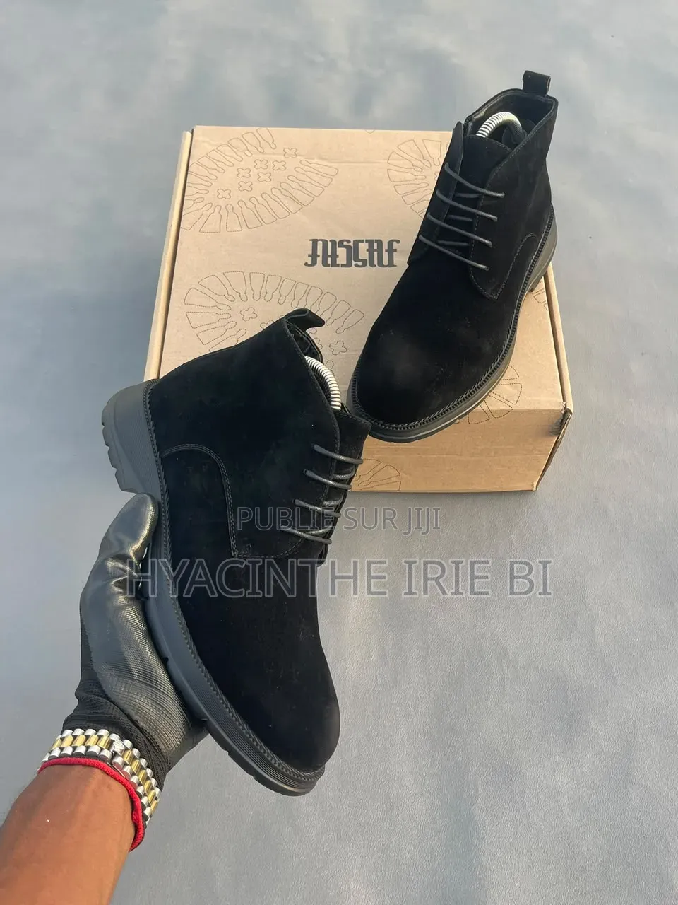 Timberland Boots Matière Cuir en Dain Original Authentique