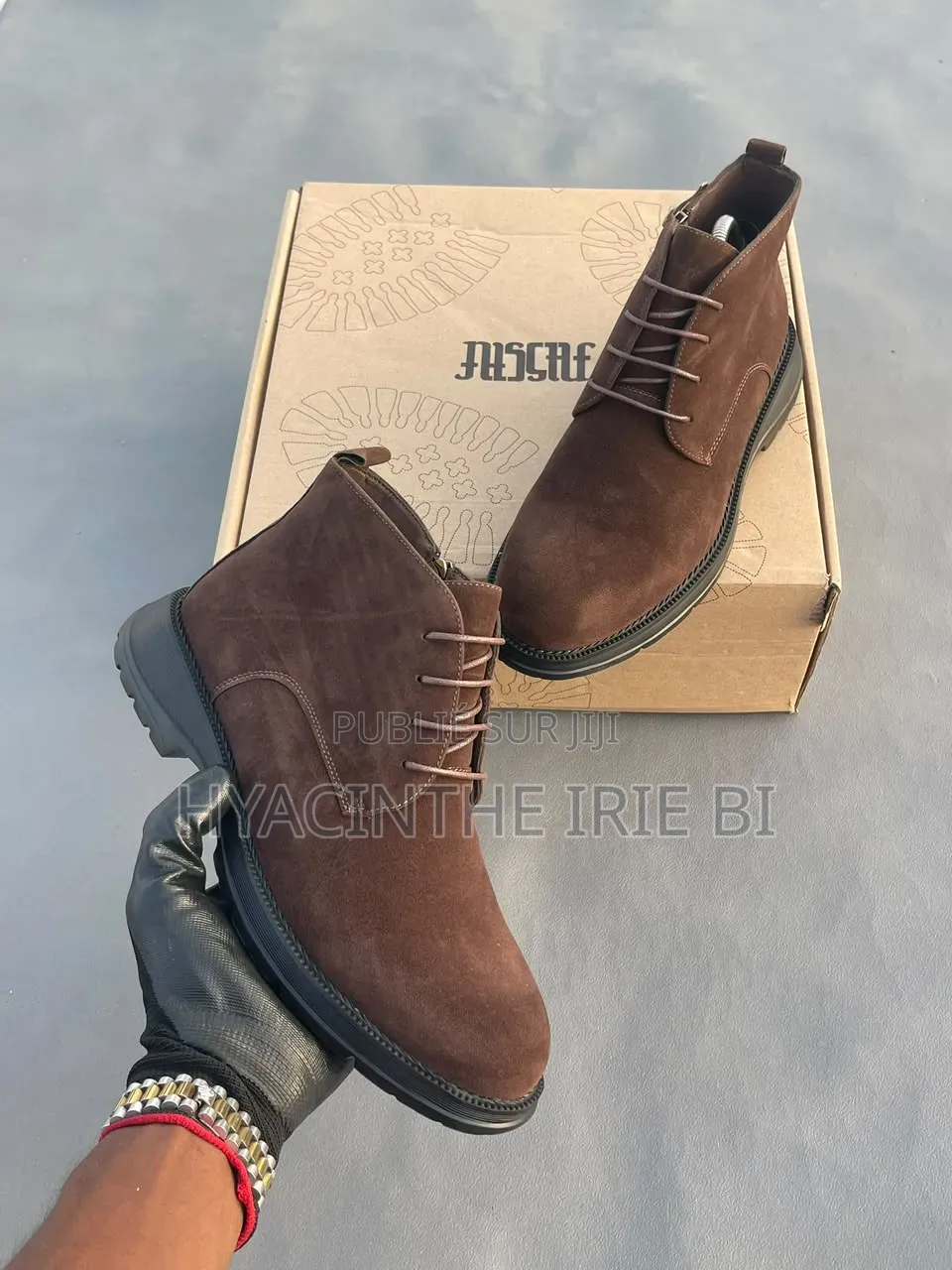 Timberland Boots Matière Cuir en Dain Original Authentique