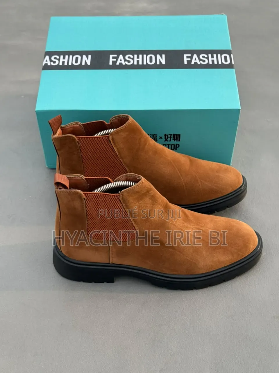 Timberland Boots Matière Cuir en Dain Original Authentique