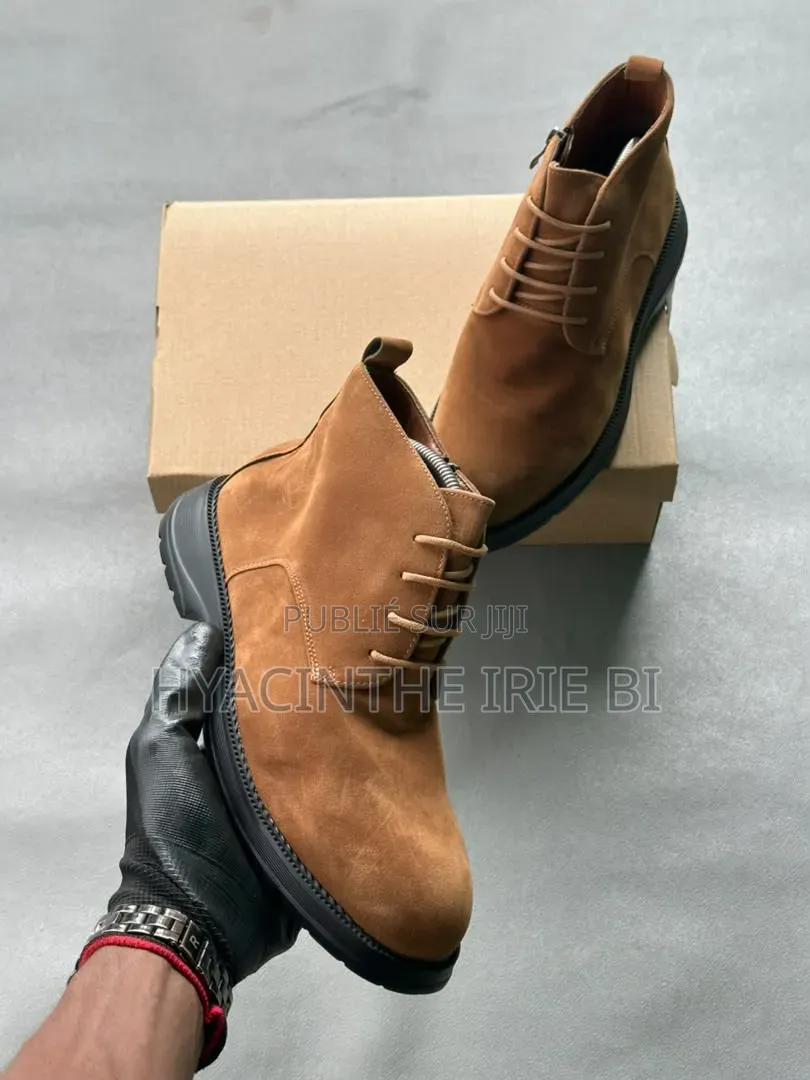 Timberland Boots Matière Cuir en Dain Original Authentique