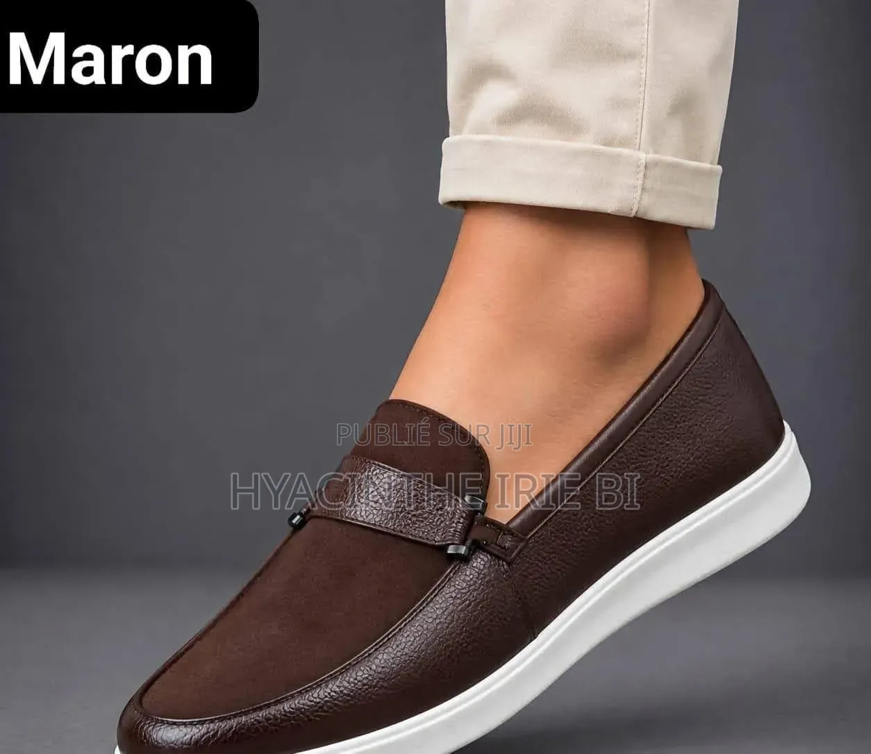 Sneakers Authentique Matière Cuire Original P40-45 Style,