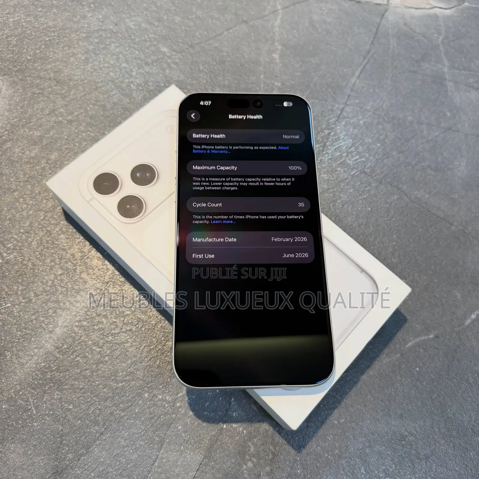 Nouveau Apple iPhone 17 Pro Max 512 GB Blanc