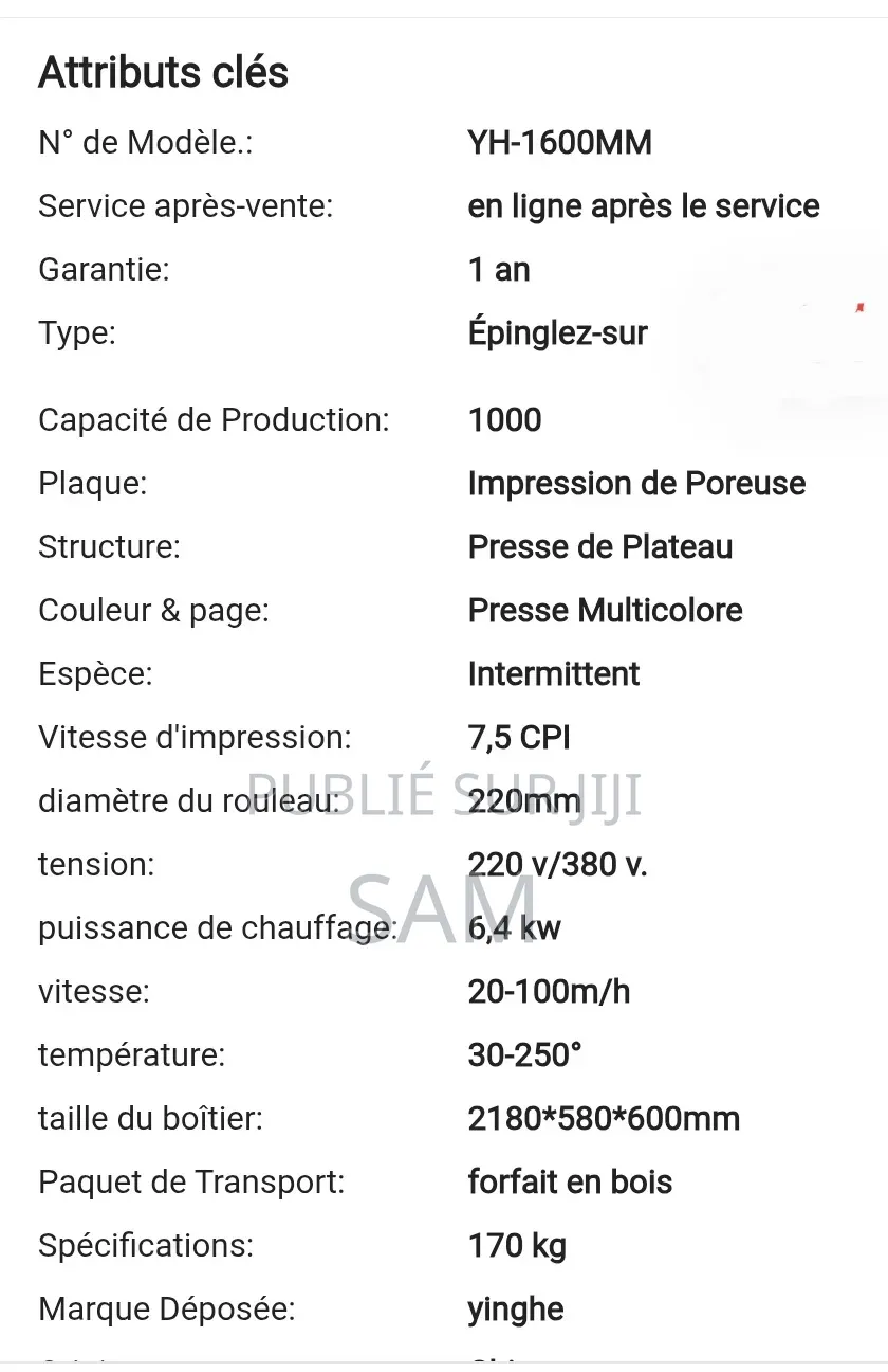 Presse À Rouleau Sublimation 1,6m