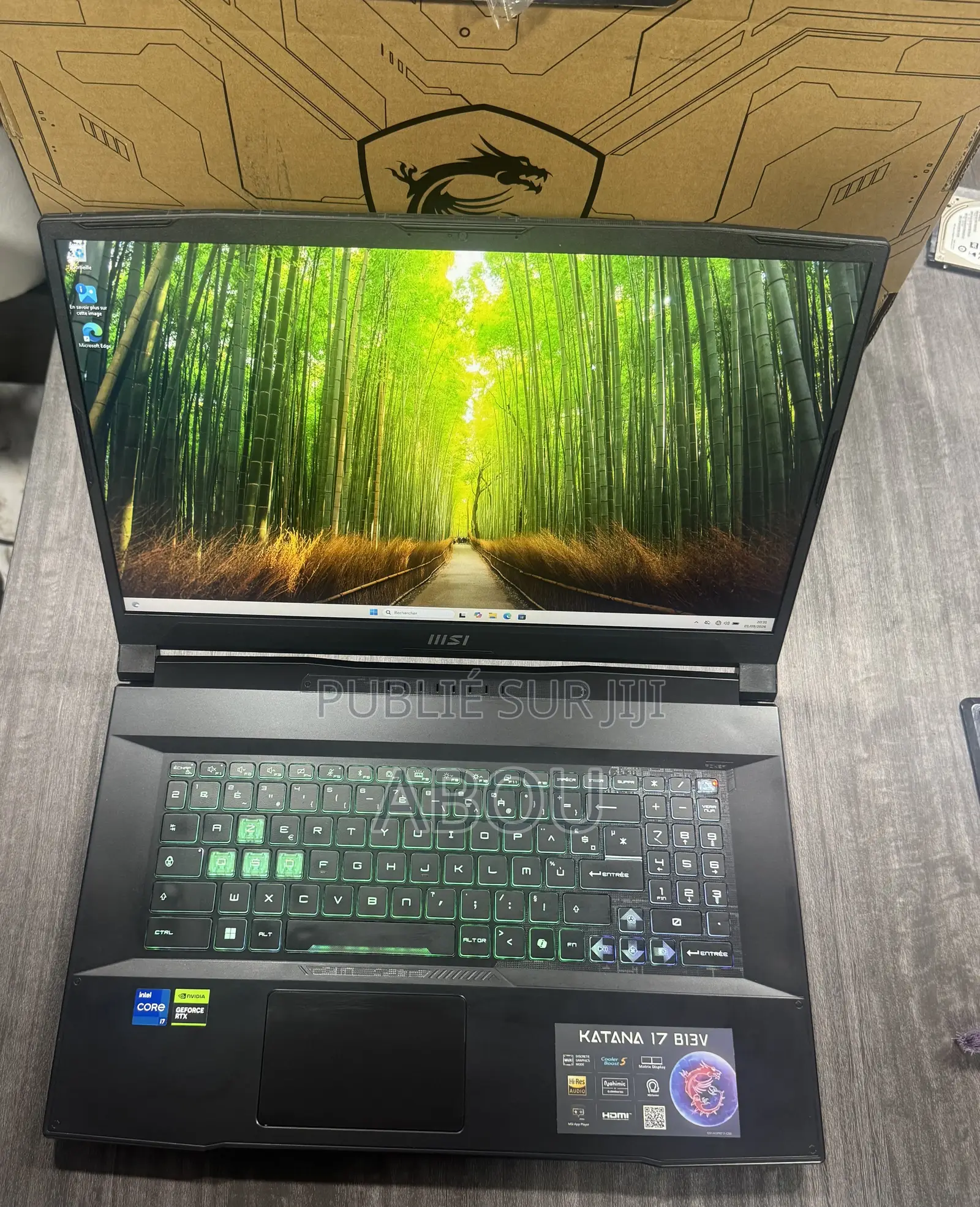 Ordinateur portable MSI Katana 17 32GB Intel Core i7 SSD 2T