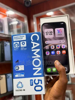 Nouveau Tecno Camon 50 Pro 256 GB Noir