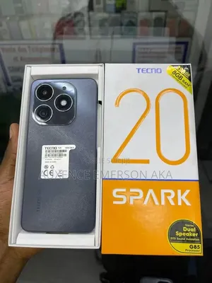 Nouveau Tecno Spark 20 128 GB Noir