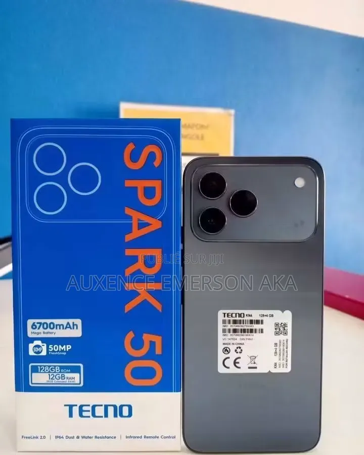Nouveau Tecno Spark 50 128 GB Bleu