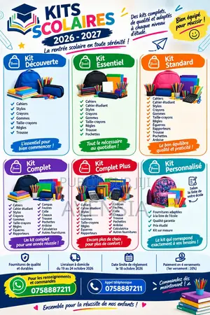 Kits Scolaires 2026-2027