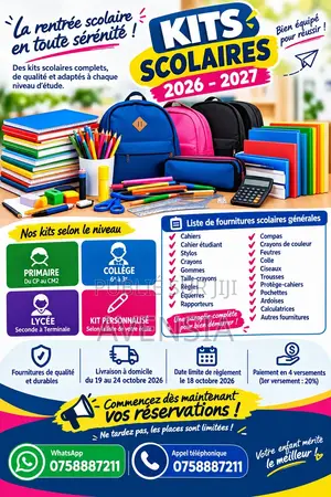 Kits Scolaires 2026-2027
