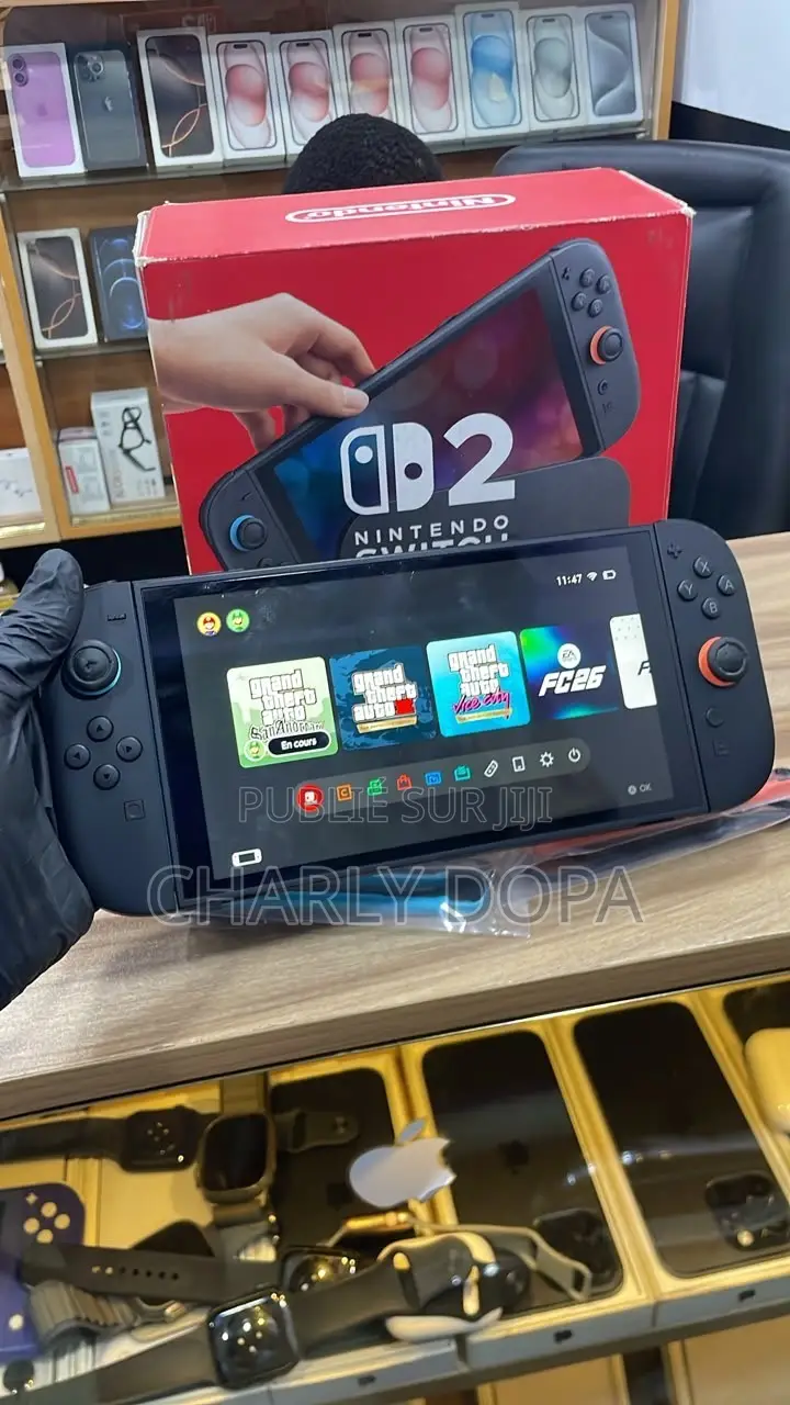 Nintendo Switch 2 Quasi Neuf Avec Carton Et Accessories