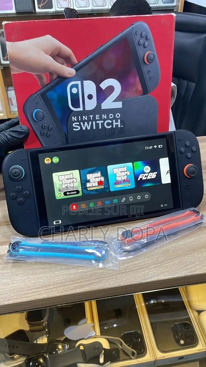 Nintendo Switch 2 Quasi Neuf Avec Carton Et Accessories
