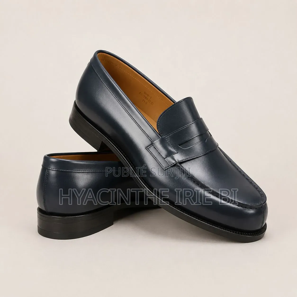 Mocassin j.m Weston Matière Cuir Véritable Authentique Original P40-45