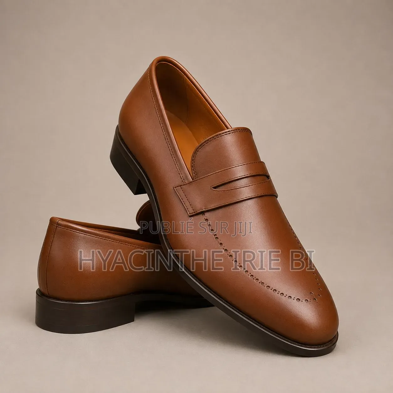 Mocassin j.m Weston Matière Cuir Véritable Authentique Original P40-45