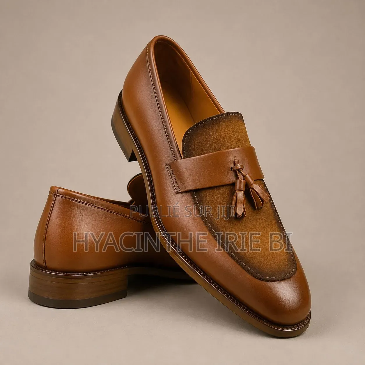 Mocassin j.m Weston Matière Cuir Véritable Authentique Original P40-45