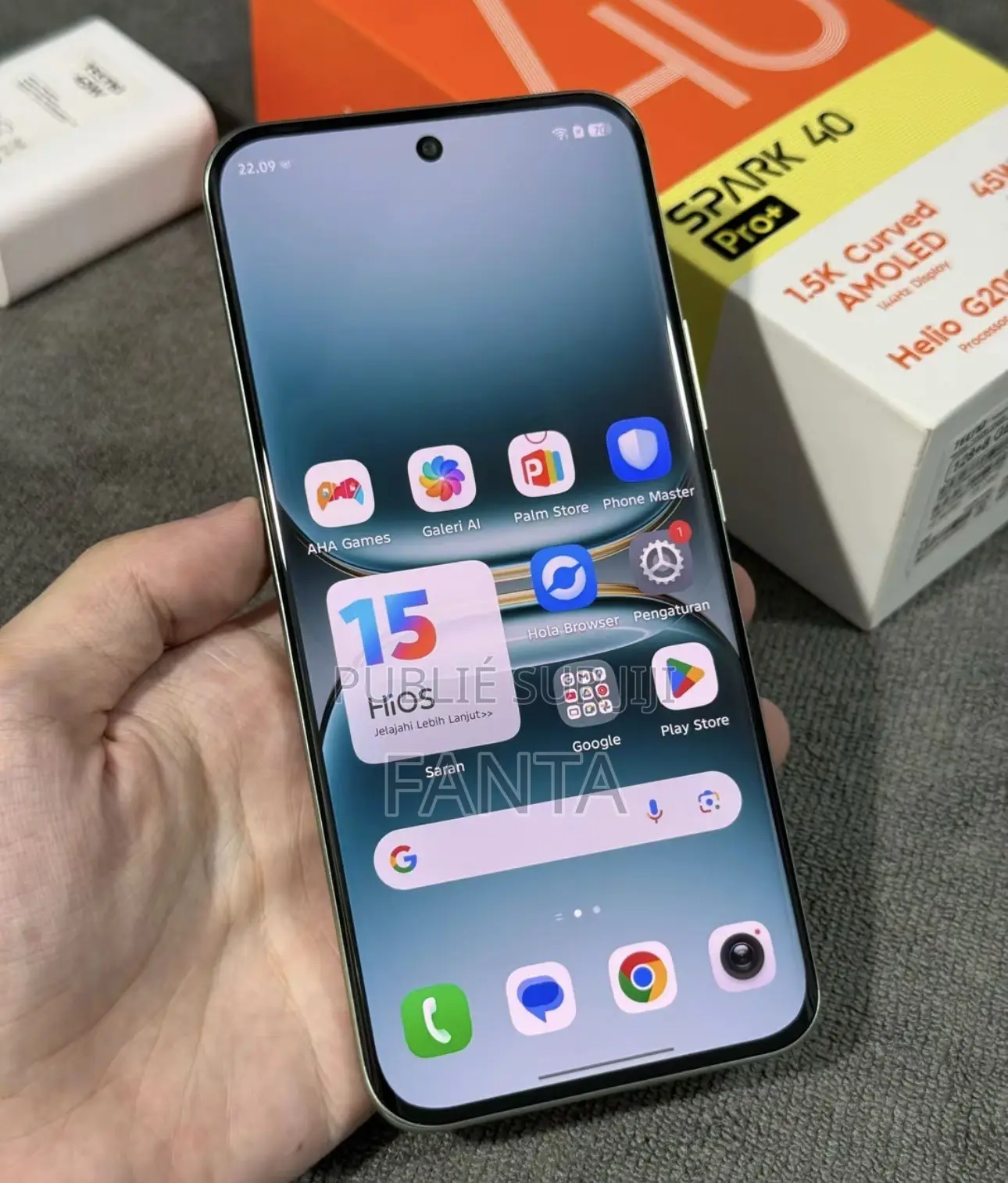 Nouveau Tecno Spark 40 Pro+ 256 GB Vert