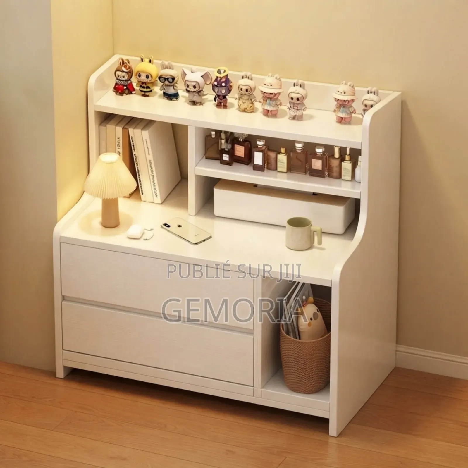 Table De Chevet Multifonctionnelle & Commode d'Appoint