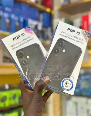 Nouveau Tecno Pop 10 128 GB Noir