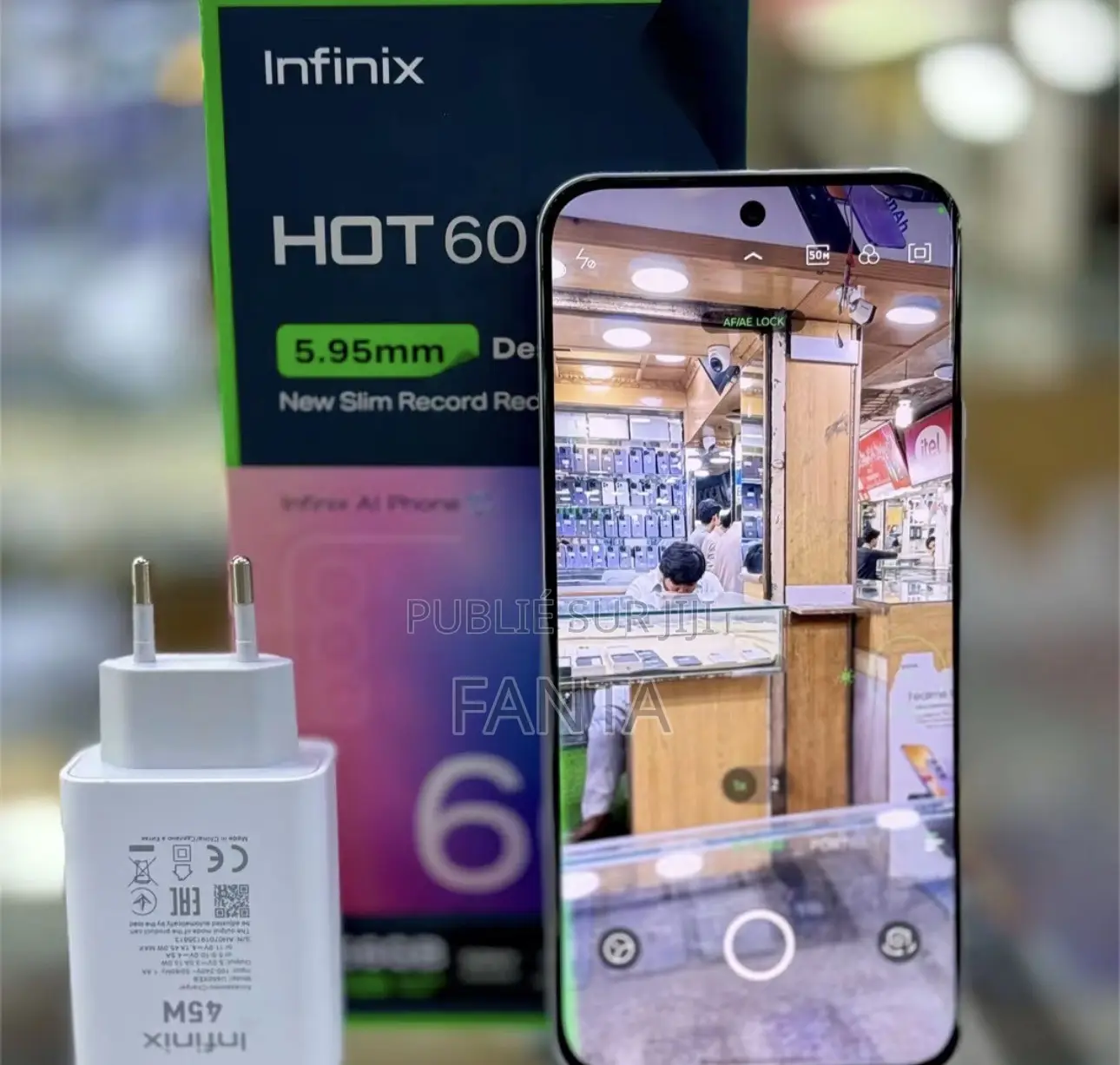 Nouveau Infinix Hot 60 Pro+ 256 GB Gris
