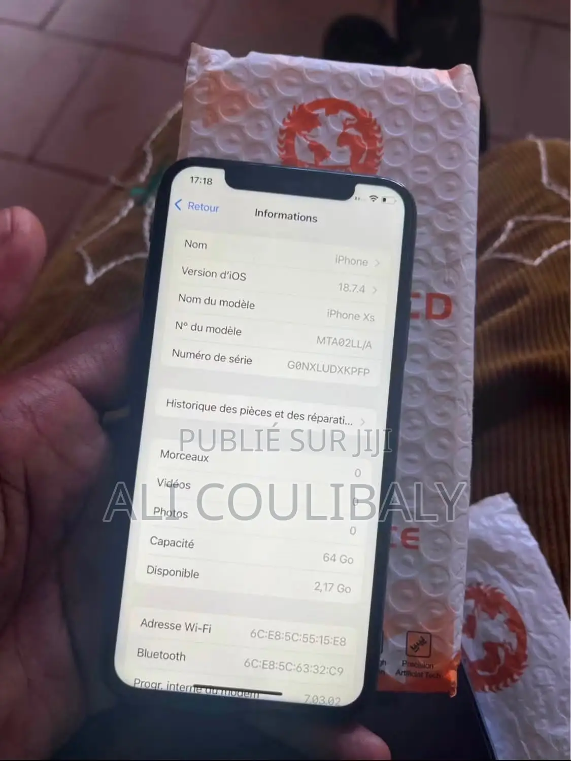 Nouveau Pomme iPhone X 64 GB Noir