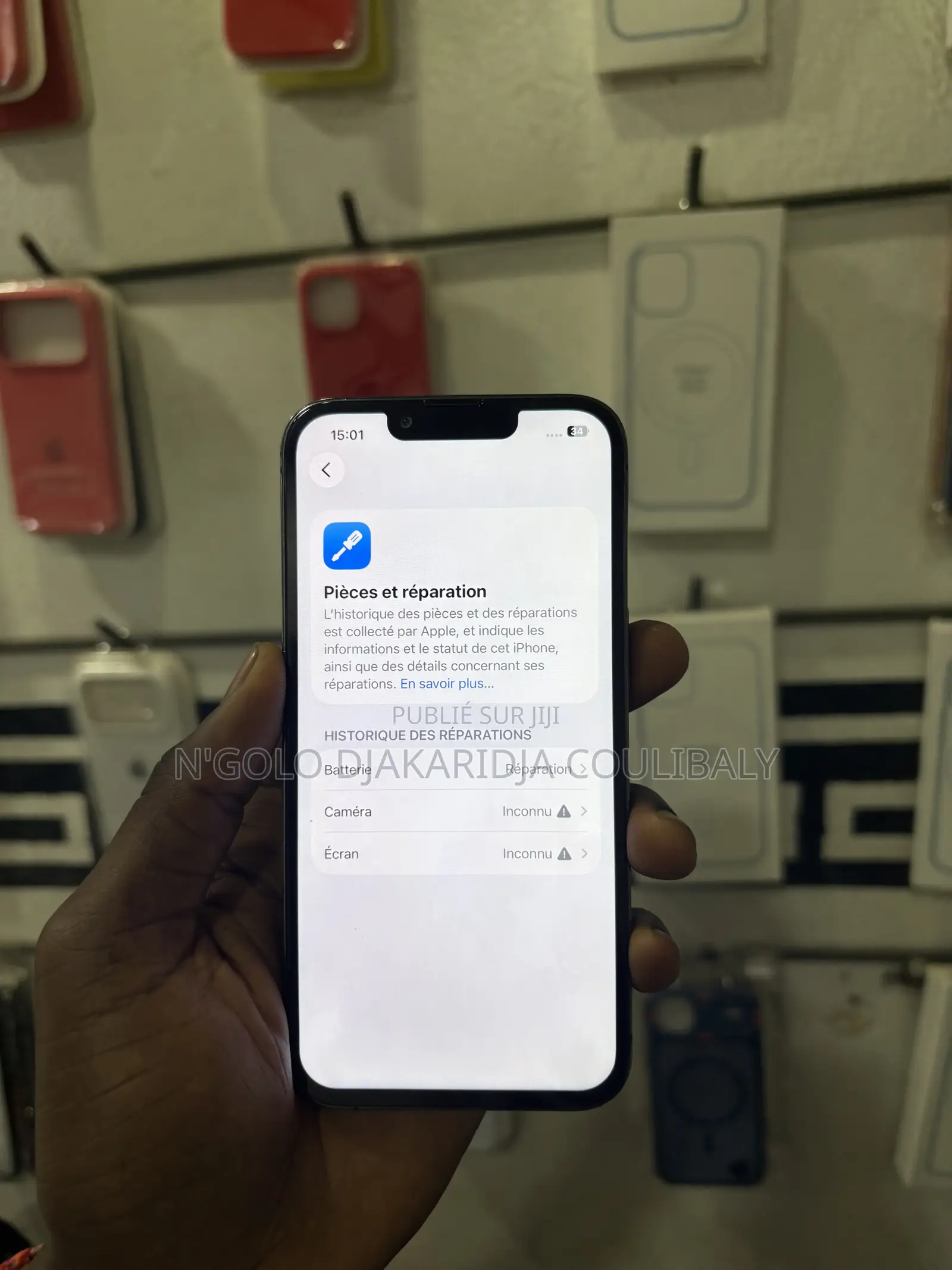 Apple iPhone 13 Pro 128 GB Noir