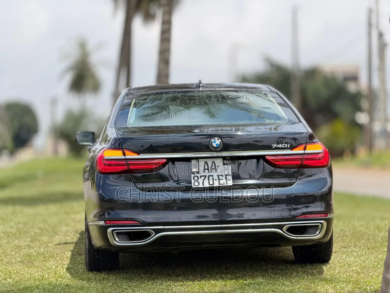BMW 7 Series 730Li 2018 Noir