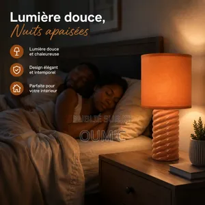Lampe De Table Décorative en Céramique – Style Moderne Terracotta