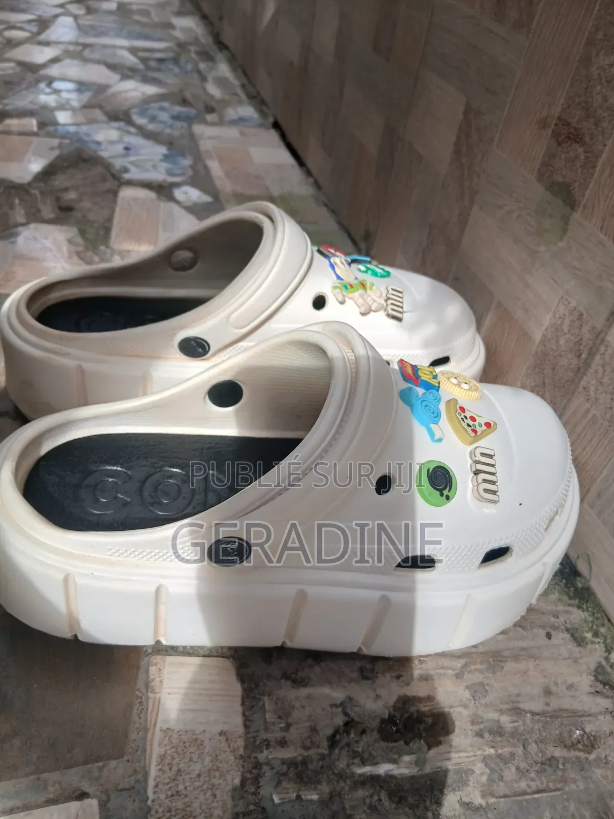 Paire De Sabot Blanc