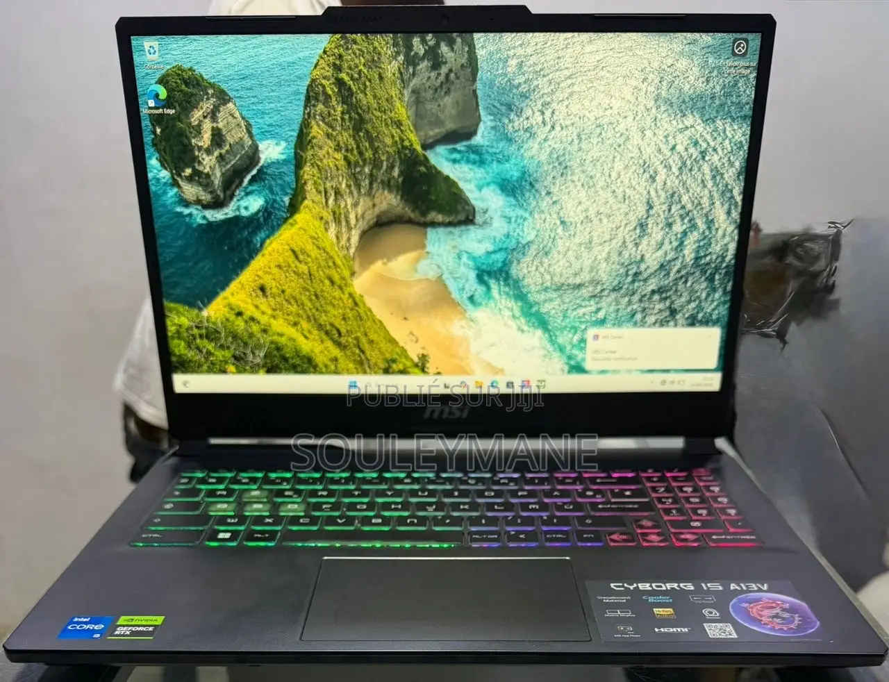 Ordinateur portable MSI Cyborg 15 16GB Intel Core i5 SSD 1T