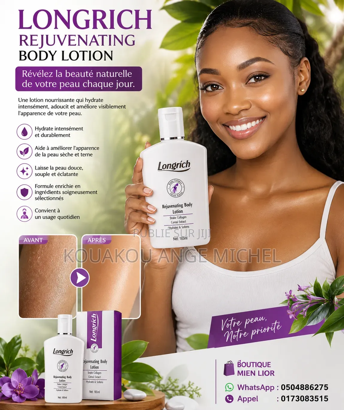 Lotion Rajeunissante Longrich