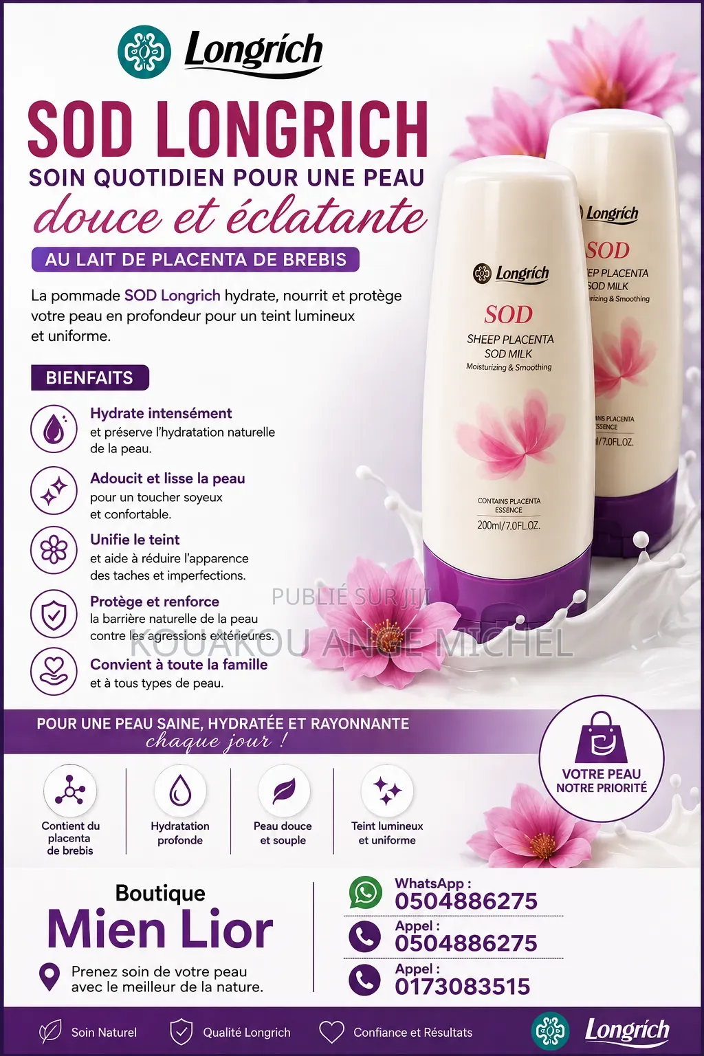 Lotion SOD Longrich