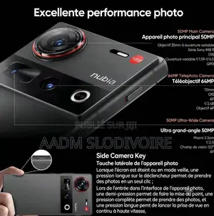 Nouveau ZTE nubia Z70 Ultra 512 GB Jaune