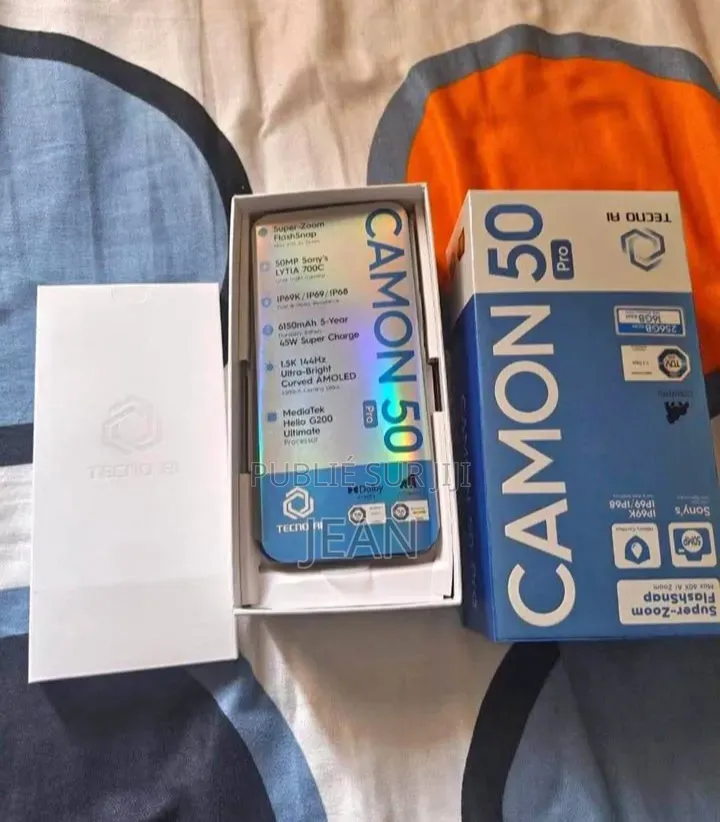 Nouveau Tecno Camon 50 256 GB Gris