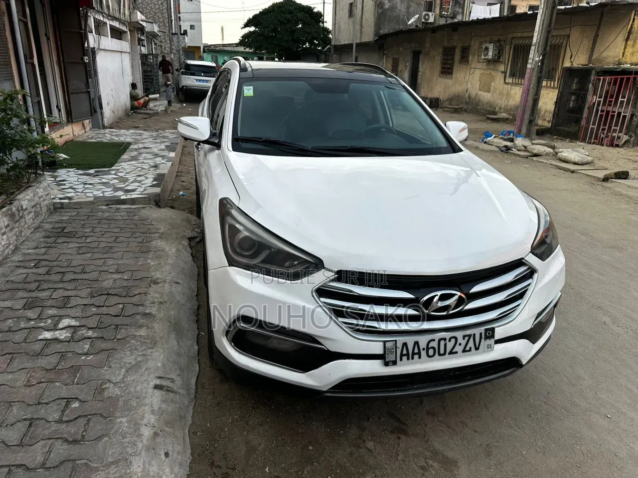 Hyundai Santa Fe 2018 Blanc